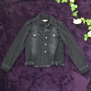 Papaya denim jacket